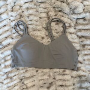 lululemon athletica Gray Double Strap Bralette
